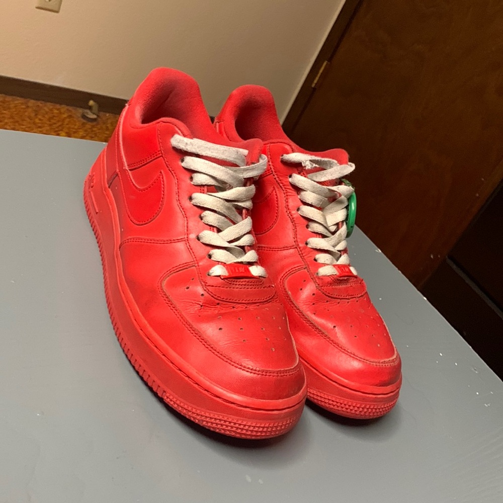 Nike Red Air Force Size 9 Men